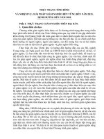 THỰC TRẠNG TÌNH HÌNH VÀ NHIỆM VỤ, GIẢI PHÁP GIẢM NGHÈO BỀN VỮNG ĐẾN NĂM 2015,ĐỊNH HƯỚNG ĐẾN NĂM 2020