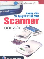 hướng dẫn sử dụng và tự sửa chửa máy scanner đời mới
