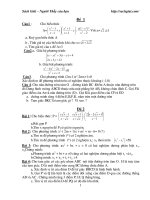 Tổng hợp 16 đề ôn thi vào lớp 10 môn toán, có hướng dẫn giải chi tiết cho từng đề