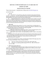 Kiểm tra biến dạng chịu uốn của cấu kiện BTCT