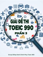 Giải đề thi TOEIC 990 phần 3