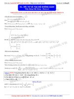 Bải giảng khóa luyện thi OXY THPT quốc gia