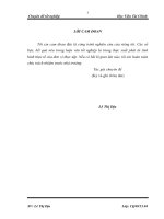 Thực trạng hiệu quả  cho vay tại ngân hàng TMCP công thương chi nhánh thanh hóa