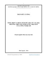 Tổng hợp và phân tích dữ liệu từ các địa phương trên nền Web có sự trợ giúp của công nghệ GIS
