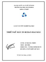 Thiết kế máy in ruban hai màu