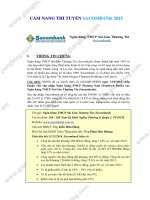Cẩm nang thi tuyển Sacombank