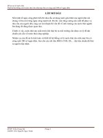 Đồ án Xử lý nước thải nhà máy bia công suất 300m3/ngày đêm