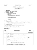 giáo án lớp 4 family and friends