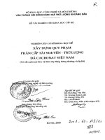 Xây dựng quy phạm phân cấp tài nguyên trữ lượng đá các bon nát việt nam