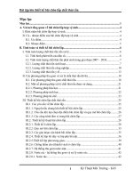 Bài tập lớn thiết kế bãi chôn lấp chất thải rắn