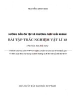 Hướng dẫn ôn tập và phương pháp giải nhanh các bài tập trắc nghiệm vật lý 12