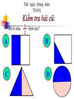 bài giảng toán lớp 2 bài một phần ba