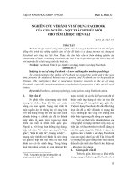 Nghiên cứu hành vi sử dụng facebook của con người, một thách thức mới cho tâm lý học hiện đại