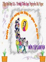 bài giảng tập làm văn lớp 2  dáp lời từ chối