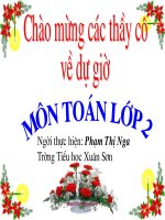 bài giảng toán lớp 2 số bị chia số chi thương
