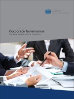 PWC london stock exchange corporate governance guide