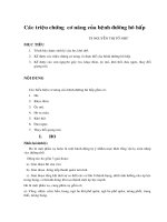 triệu chứng cơ năng hô hấp