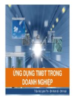 Chương 5 ứng dụng của thương mại điện tử trong doanh nghiệp