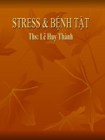 các triệu chứng STRESS VÀ BỆNH TẬT liên quan đến STRESS