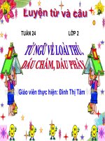 luyện từ và câu lớp 2 Từ ngữ về loài thú. Dấu chấm, dấu phẩy