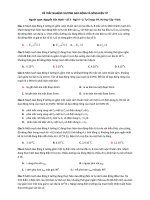 Đề trắc nghiệm chương dao động và sóng điện từ  thầy nguyễn văn hạnh 