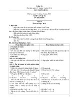 GIÁO án TUẦN 26 lớp 2 THEO PHƯƠNG PHÁP bàn TAY nặn bột