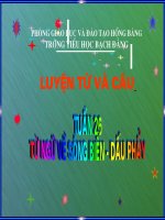 bài giảng luyện từ và câu lớp 2 từ ngữ về sông biển