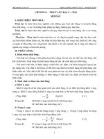 BÀI GIẢNG THỦY LỰC THỦY VĂN, BỘ MÔN CÔNG TRÌNH