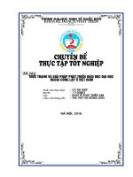 Thực trạng và giải pháp phát triển giáo dục đại học ngoài công lập ở việt nam