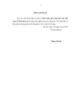 Tính hiện đại trong kịch nói Việt Nam về đề tài lịch sử