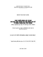 Phát triển năng lực tự học cho học sinh trong dạy học Lịch sử ở trường THPT