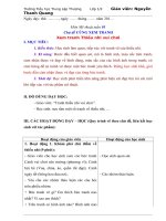 Giáo án mỹ thuật đan mạch lớp 1 cả năm  file word 