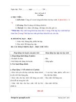 Giáo án ôn luyện buổi chiều môn chính tả lớp 2 soạn theo vnen 