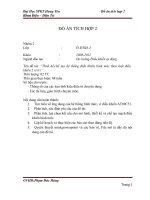 Thiết kế, chế tạo hệ thống điều khiển bình mức theo luật điều khiển 2 vị trí