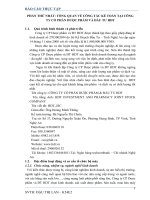 Kế toán chi phí sản xuất và giá thành sản phẩm tại công ty cổ phần dược phẩm và đầu tư HDT năm 2016