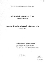 Nguyễn ái quốc với quốc tế cộng sản 1920 1943