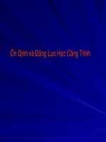 Ổn định và động lực học công trình