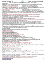 chuyên đề trắc nghiệm vật lí phần dòng điện xoay chiều