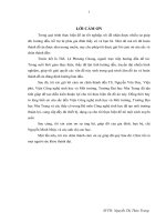 Vi sinh vật tự Tôm Hùm-luận văn, khóa luận