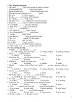 TENSES AND VERB FORM ANH 7