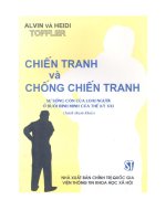 chiến tranh và chống chiến tranh   alvin heidi