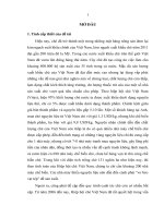 Ảnh hưởng của các yếu tố đầu vào đến hiệu quả đến hiệu quả kinh tế cây chè trên địa bàn thành phố thái nguyên