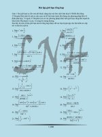 42 bài tập giới hạn tổng hợp