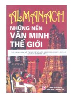 Almanach   và  tác phẩm những nền văn minh  thế giới t1