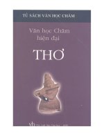 văn học chăm hiện đại  thơ