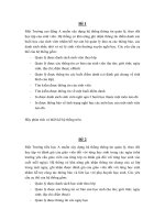 Đề thi môn phân tích thiết kế hệ thống