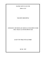 Chế độ hưu trí trong quy định luật bảo hiểm xã hội   thực trạng tại thành phố hà nội