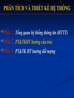 Slide phân tích thiết kế hệ thống Bài 5