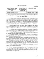 22TCN266 2000 tiêu chuẩn thi công và nghiệm thu cầu cống