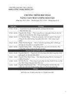 THỰC TRẠNG ĐÀO TÀO CÔNG NGHỆ THÔNG TIN THEO HỆ THỐNG TÍN CHỈ TẠI ĐẠI HỌC NHA TRANG VÀ GIẢI PHÁP